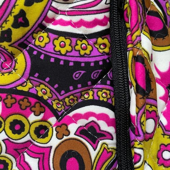 Jude Connally Reversible Quilted Vest M | Pink Zebra & Paisley Sleeveless Jacket - Picture 5 of 7